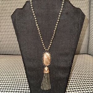 Kendra Scott Beaded Necklace with Tassel